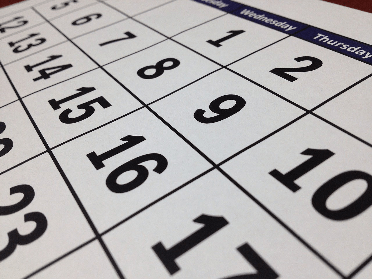 Calendario Fiscal 2021